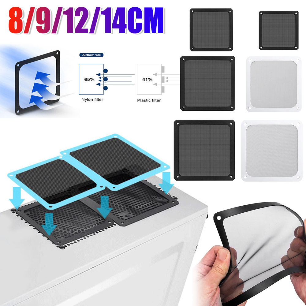 1/2X 8/9/12/14 cm Magnetische  – Dust Filter Pc Bewertung und Preis
