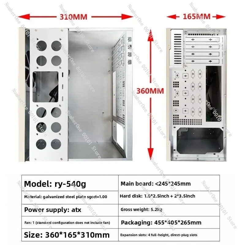 Wandmontiertes kleines Gehäuse – Atx Case Bewertung und Preis